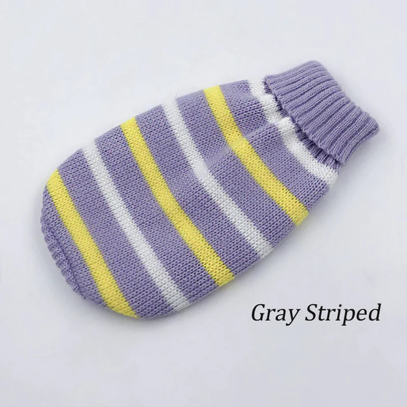 Dog Clothes for Small Medium Dogs Knitted Cat Sweater