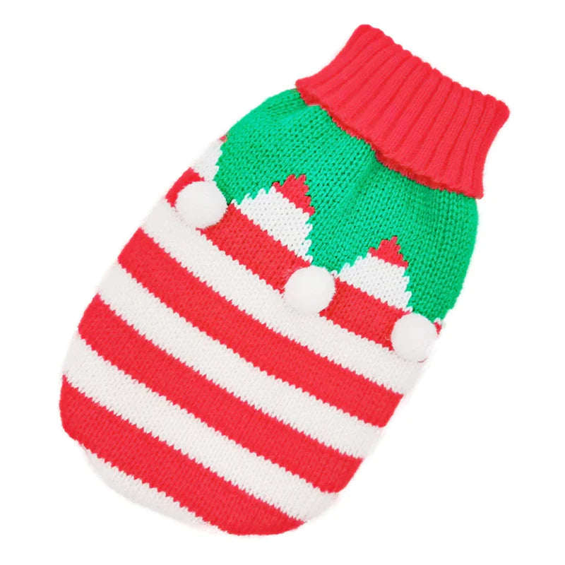 Dog Clothes for Small Medium Dogs Knitted Cat Sweater