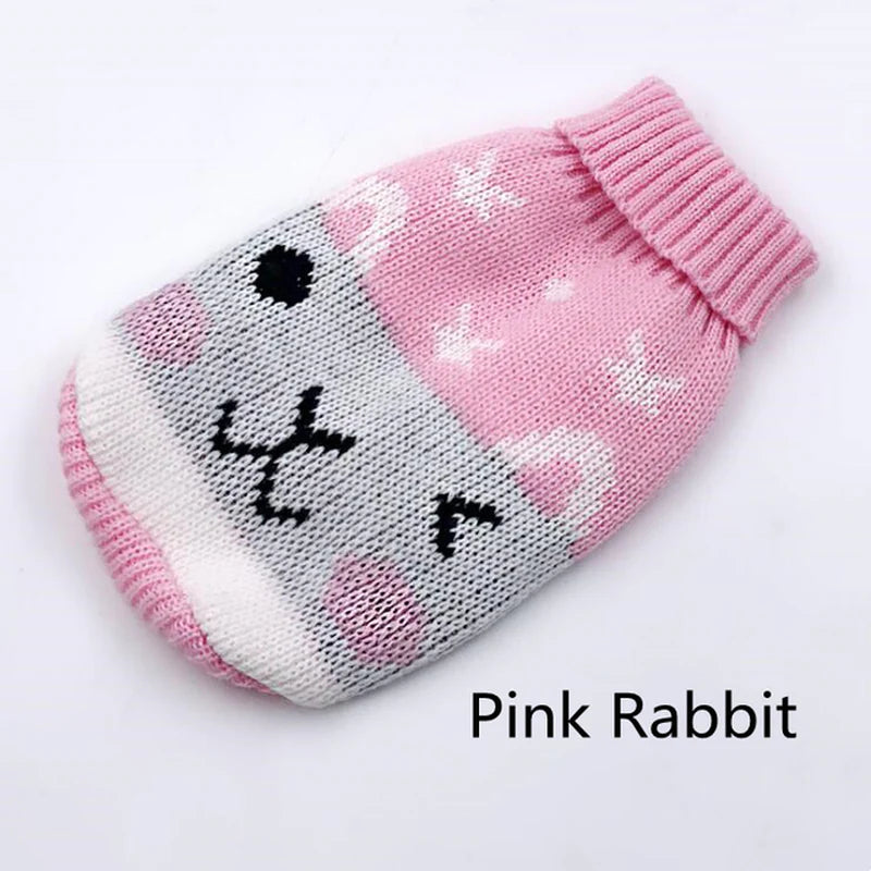 Dog Clothes for Small Medium Dogs Knitted Cat Sweater