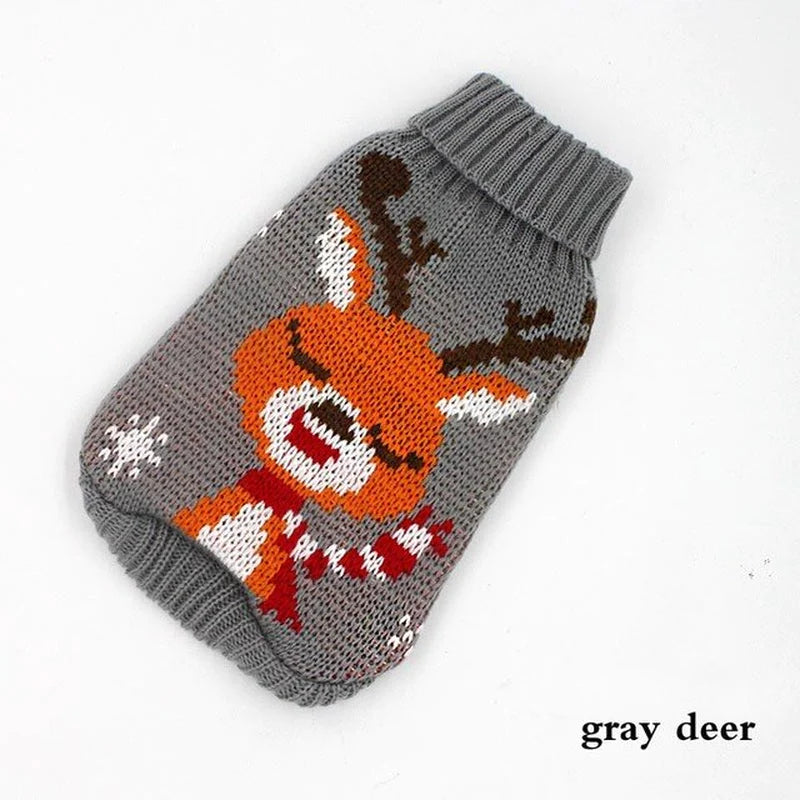 Dog Clothes for Small Medium Dogs Knitted Cat Sweater