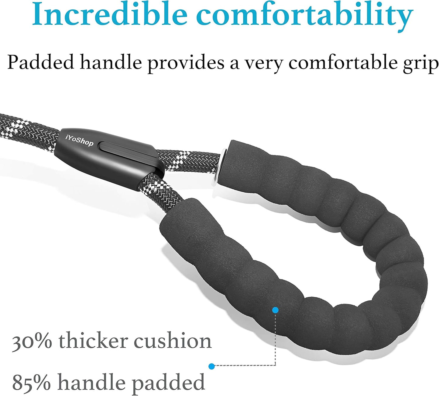 Dual Dog Leash: Tangle-Free & Shock Absorbing