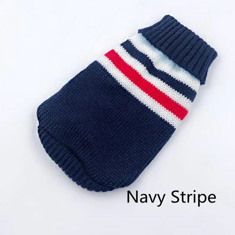 Dog Clothes for Small Medium Dogs Knitted Cat Sweater