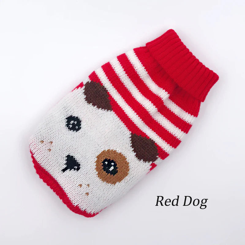Dog Clothes for Small Medium Dogs Knitted Cat Sweater