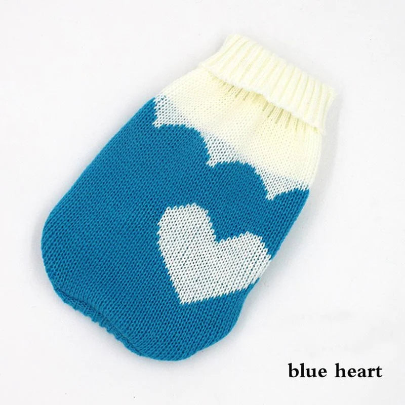 Dog Clothes for Small Medium Dogs Knitted Cat Sweater