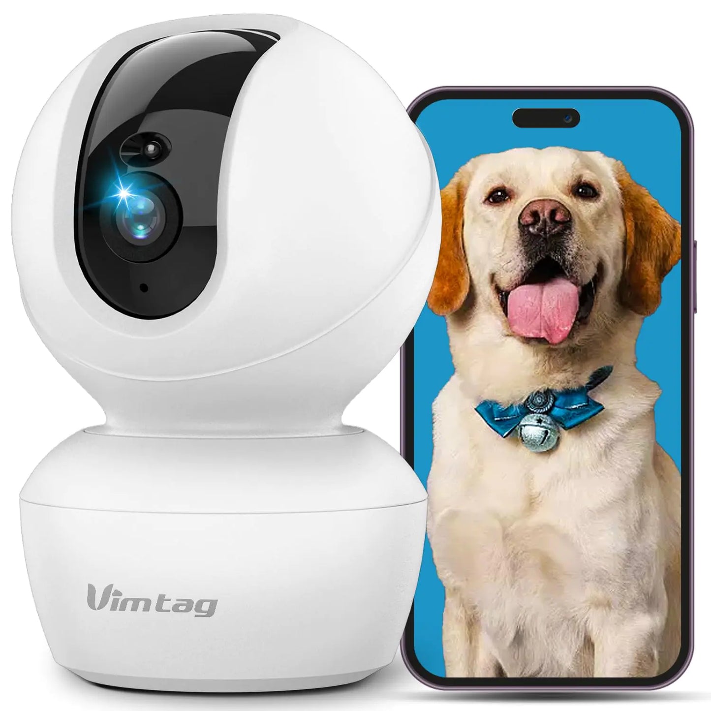 VIMTAG 360° Smart Pet Monitor 3.5K HD