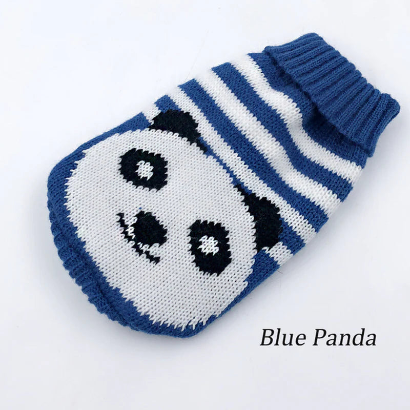 Dog Clothes for Small Medium Dogs Knitted Cat Sweater