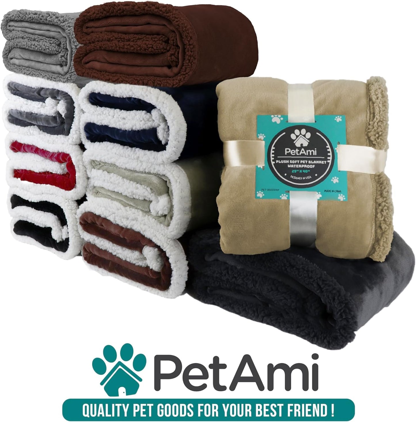 Waterproof Dog Blanket for Queen Bed Large XL