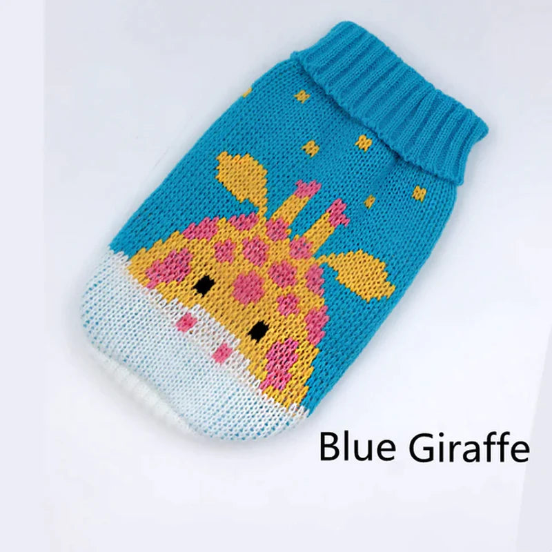 Dog Clothes for Small Medium Dogs Knitted Cat Sweater