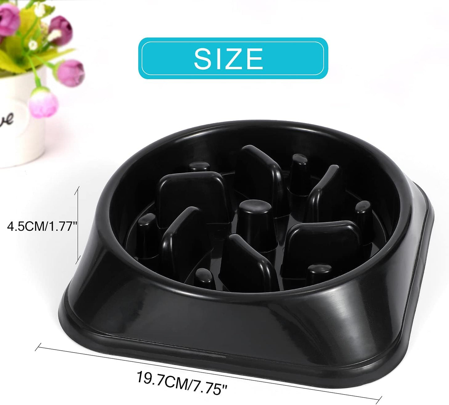 Dog Feeder Slow Eating Pet Bowl Eco-Friendly Non-Toxic Preventing Choking Healthy Design Bowl for Dog