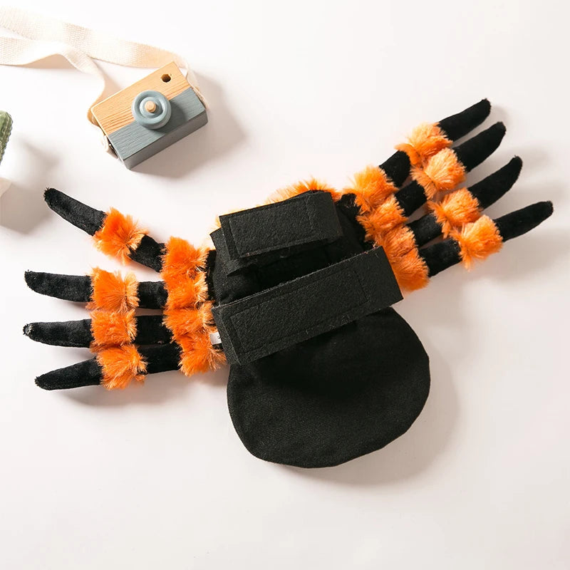 Halloween Pet Outfit – Creepy Spider Costume for Cats & Dogs