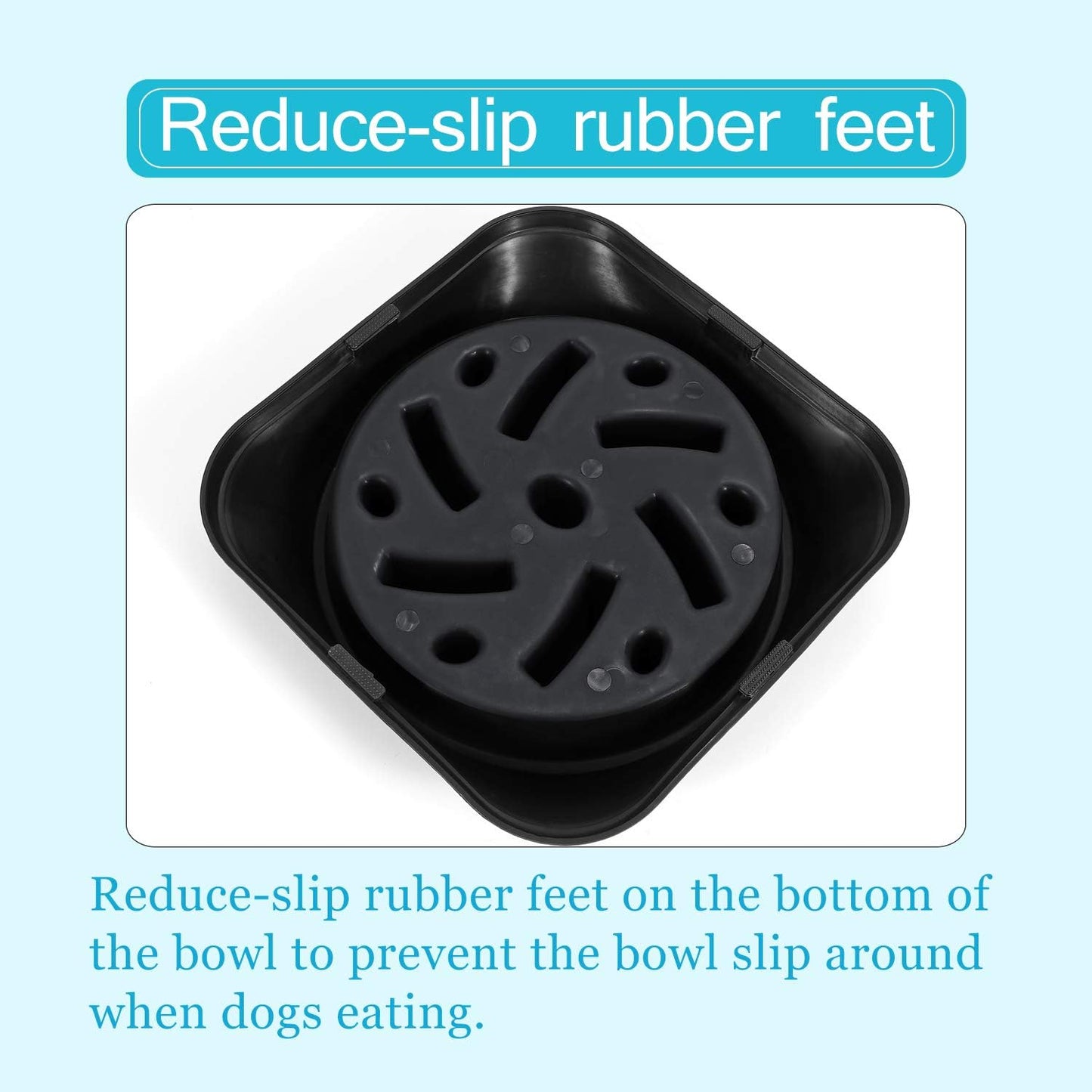 Dog Feeder Slow Eating Pet Bowl Eco-Friendly Non-Toxic Preventing Choking Healthy Design Bowl for Dog