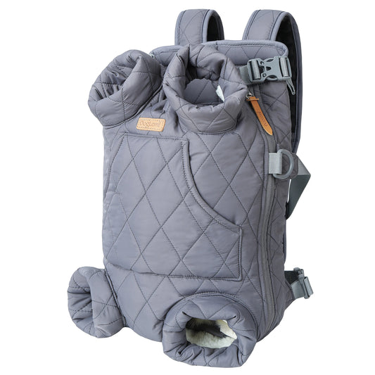 Winter Pet Backpack – Warm & Portable Carrier for Small Dogs & Cats