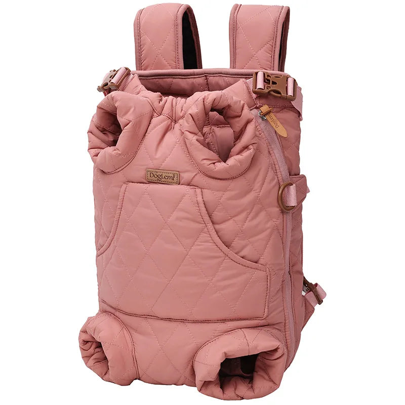 Winter Pet Backpack – Warm & Portable Carrier for Small Dogs & Cats