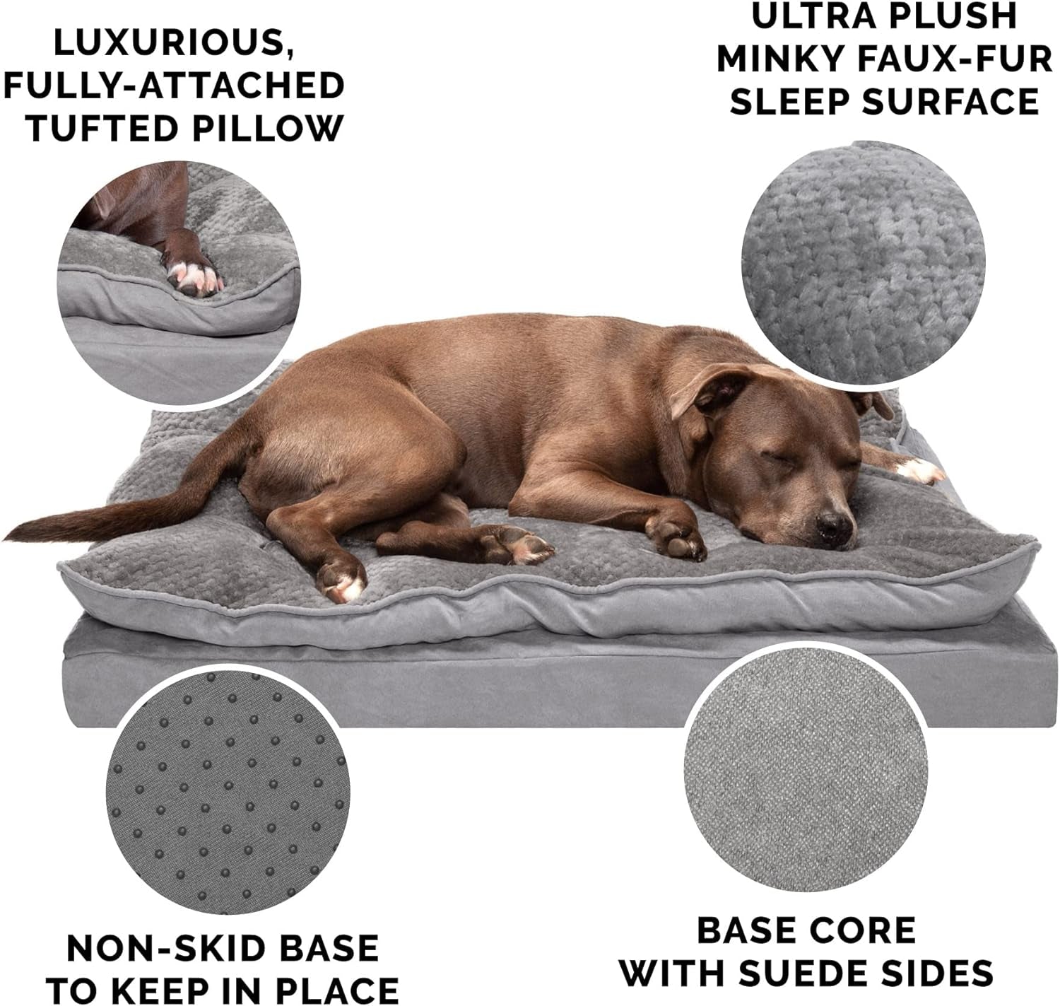 Orthopedic Dog Bed for Medium/Small Dogs 