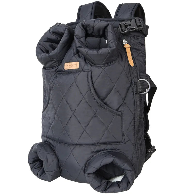 Winter Pet Backpack – Warm & Portable Carrier for Small Dogs & Cats
