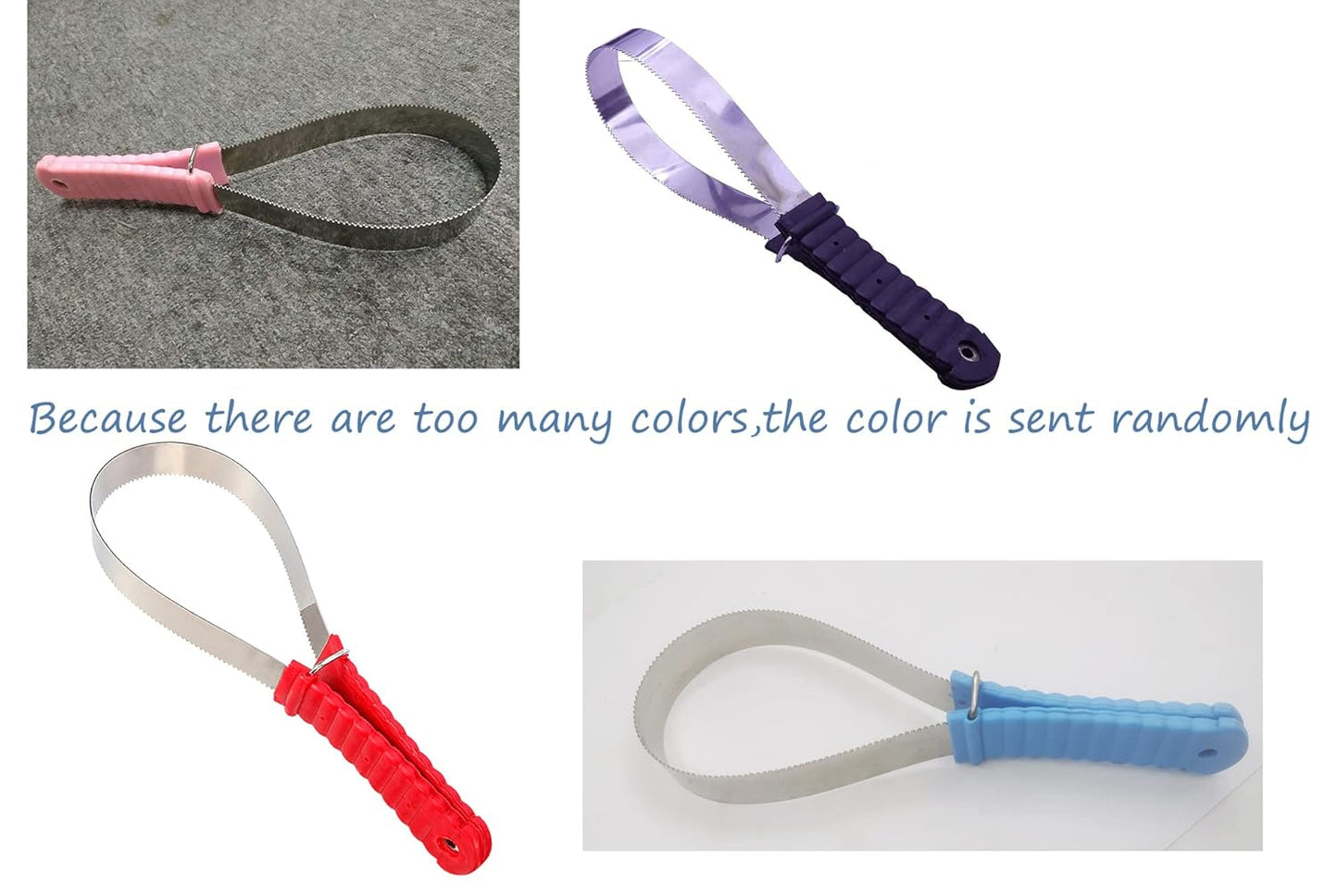 Shedding Blade Horse Brush Scraper Stainless Steel Shed Blade for Dogs (One Loop)
