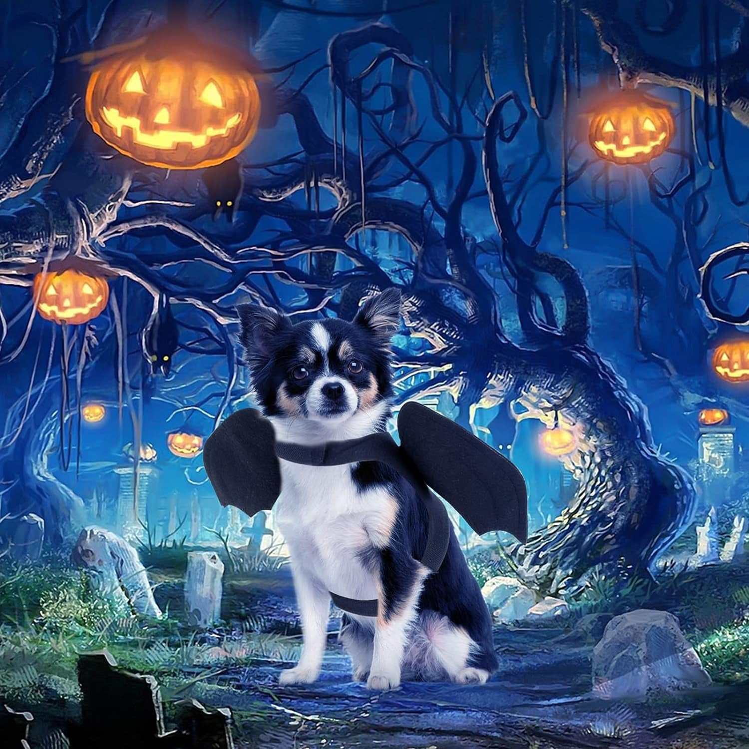 Dog & Cat Halloween Costume – Bat Wings for Parties