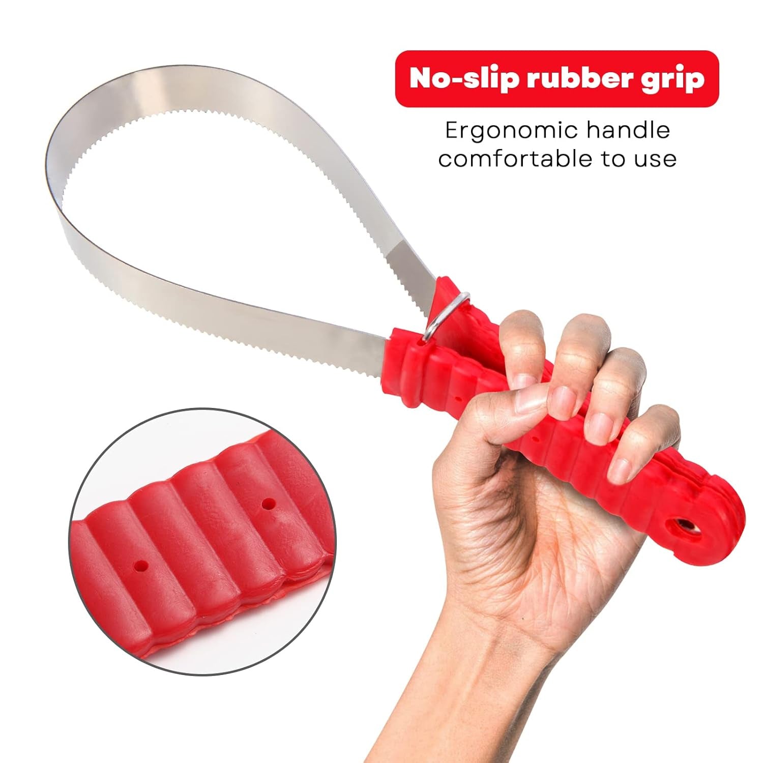 Shedding Blade Horse Brush Scraper Stainless Steel Shed Blade for Dogs (One Loop)