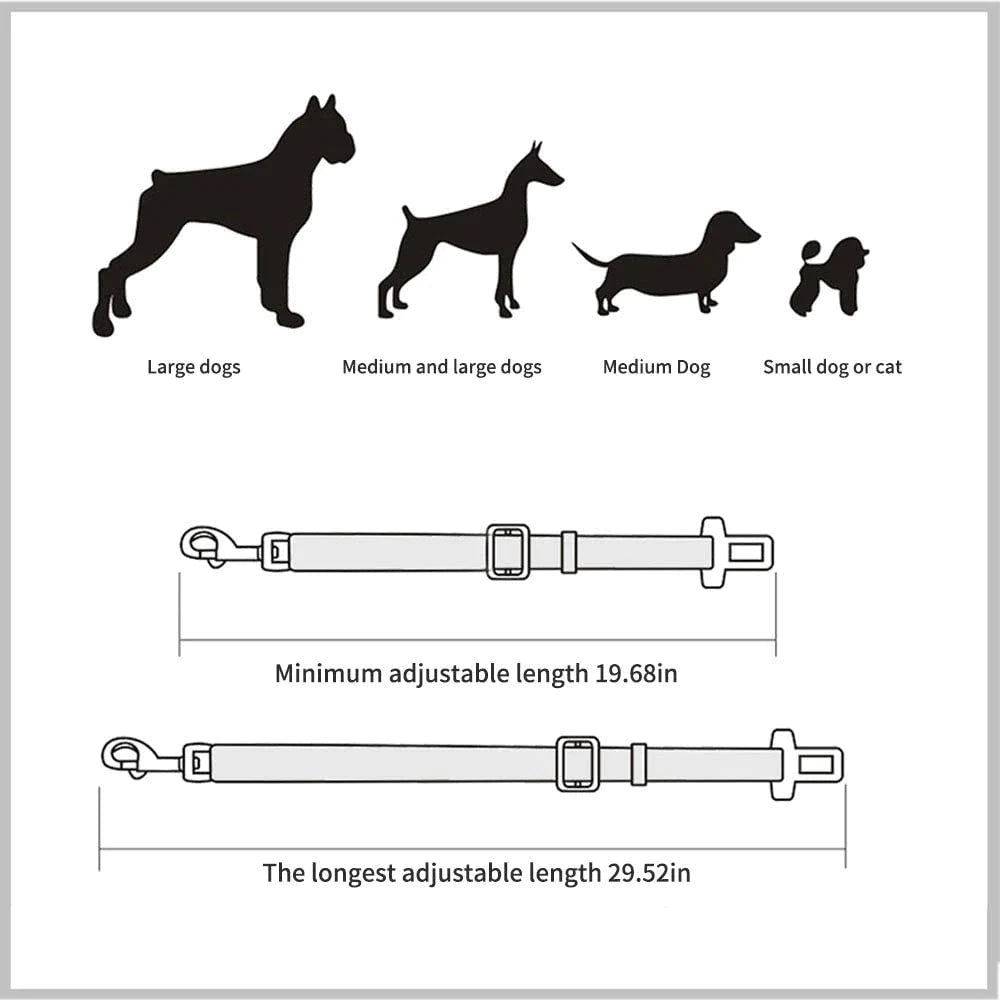 Adjustable Pet Cat Dog Car Seat belt