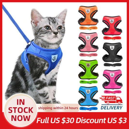 Cat Harness Adjustable
