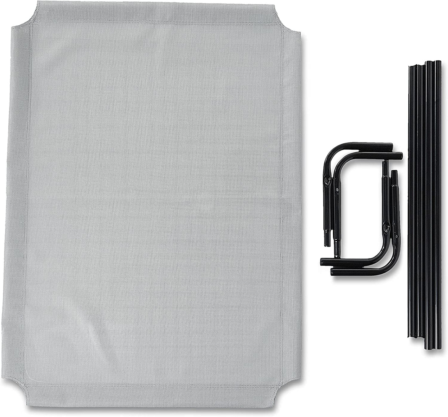Cooling Breathable Elevated Dog Bed with Metal Frame for Large Dogs