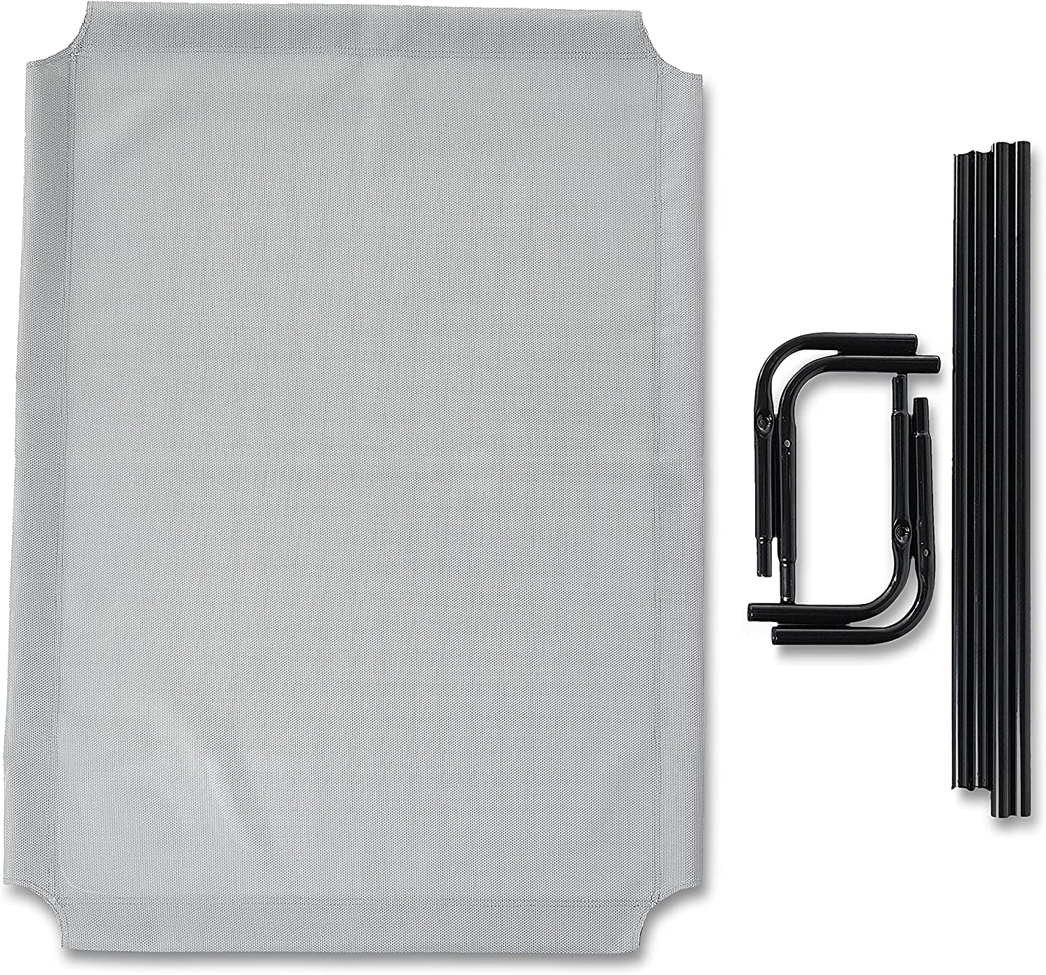 Cooling Breathable Elevated Dog Bed with Metal Frame for Large Dogs
