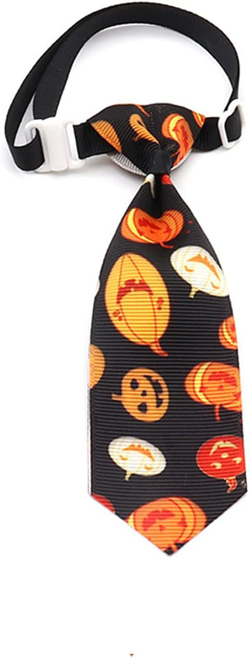4-Piece Halloween Pet Bandana Set with Hat & Charms (Orange)