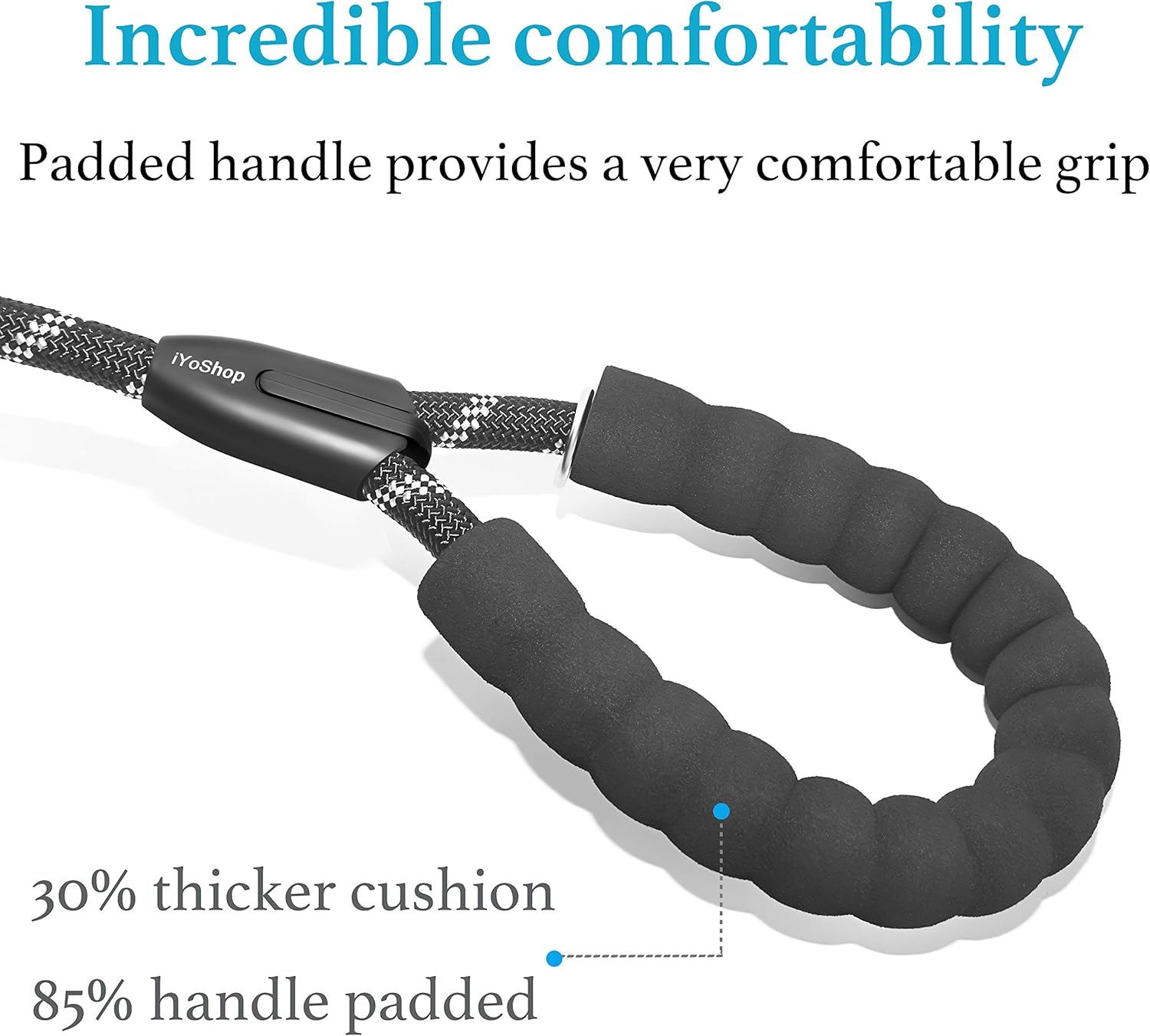 Dual Dog Leash: Tangle-Free & Shock Absorbing 