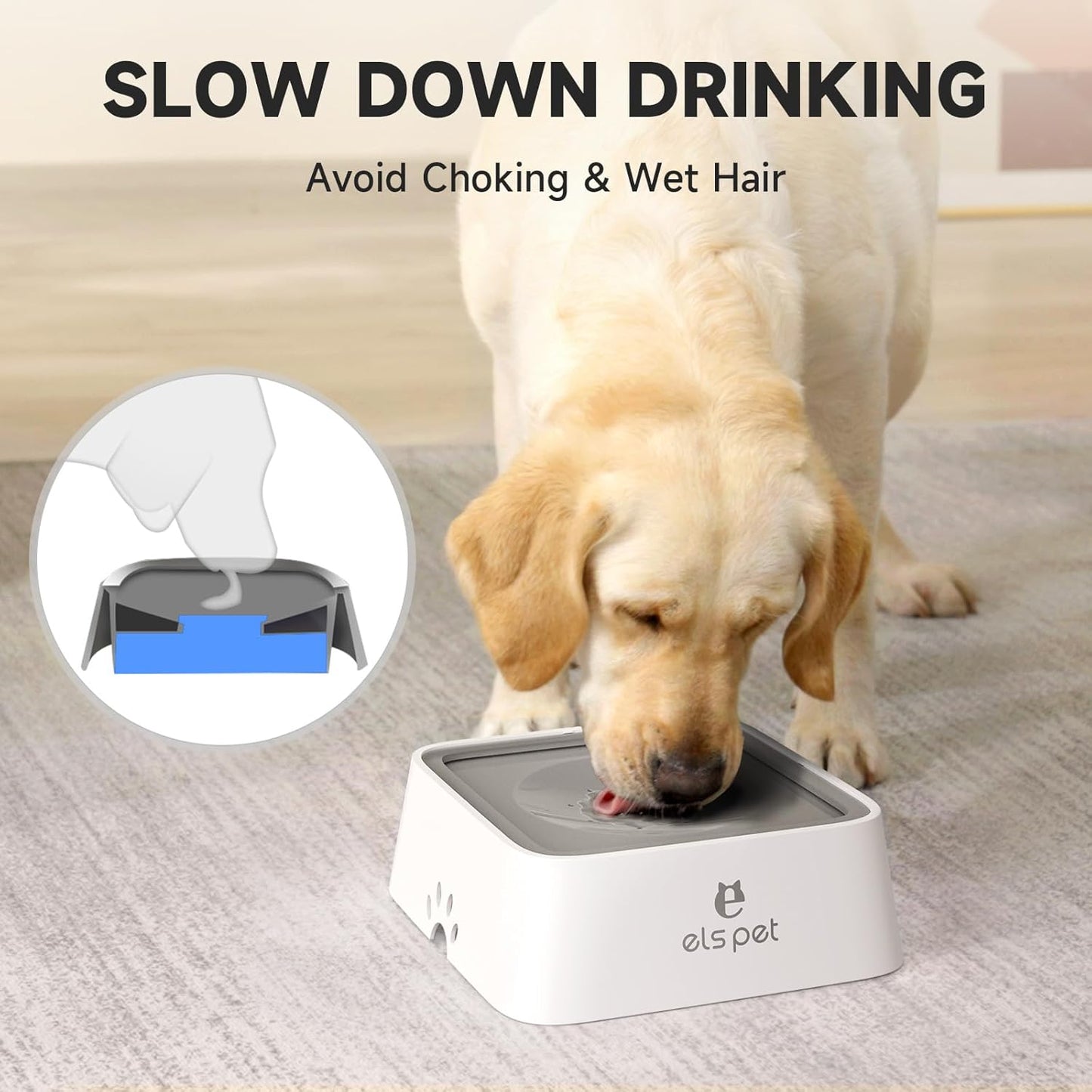 No Spill Slow Water Feeder