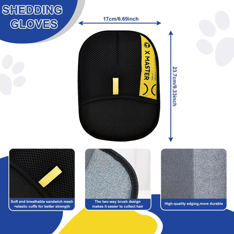 Reusable Electrostatic Pet Hair Removal Gloves 