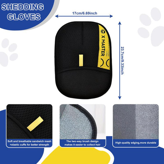 Reusable Electrostatic Pet Hair Removal Gloves 