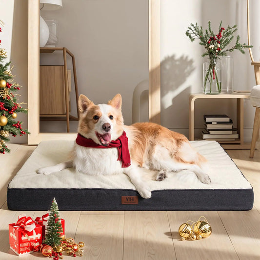 WESTERN HOME Large Orthopedic Waterproof Dog Bed