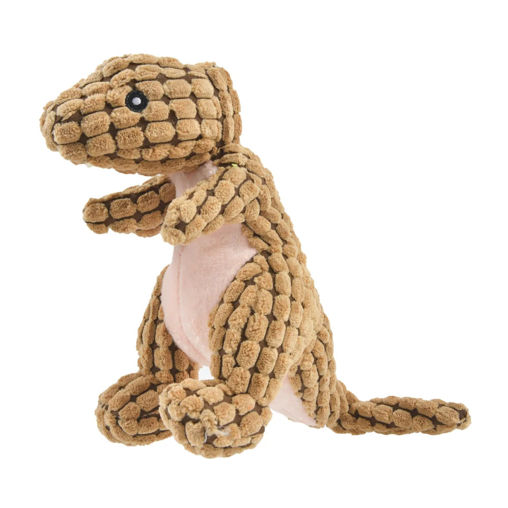 Interactive Plush Dinosaur Toys for Cats and Dogs - Chew Toys for  Pets with Soft Stuffing