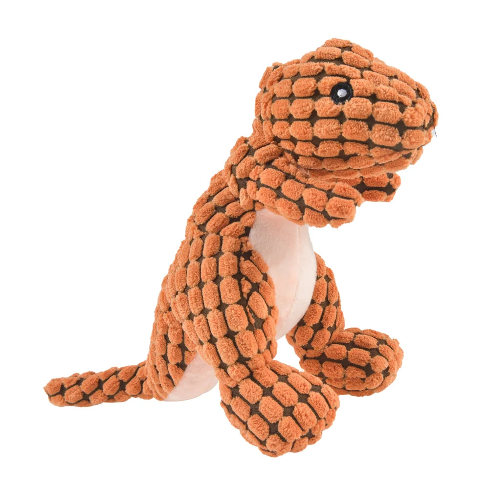 Interactive Plush Dinosaur Toys for Cats and Dogs - Chew Toys for  Pets with Soft Stuffing