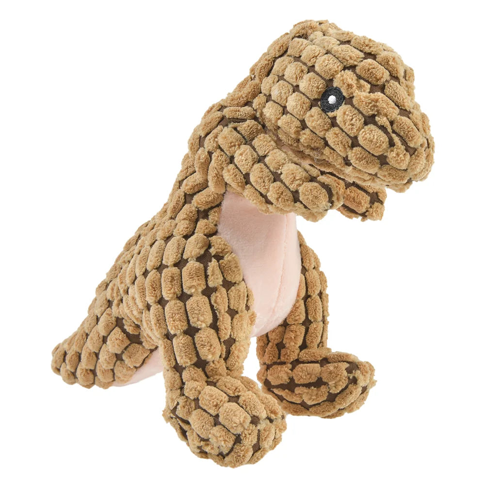 Interactive Plush Dinosaur Toys for Cats and Dogs - Chew Toys for  Pets with Soft Stuffing