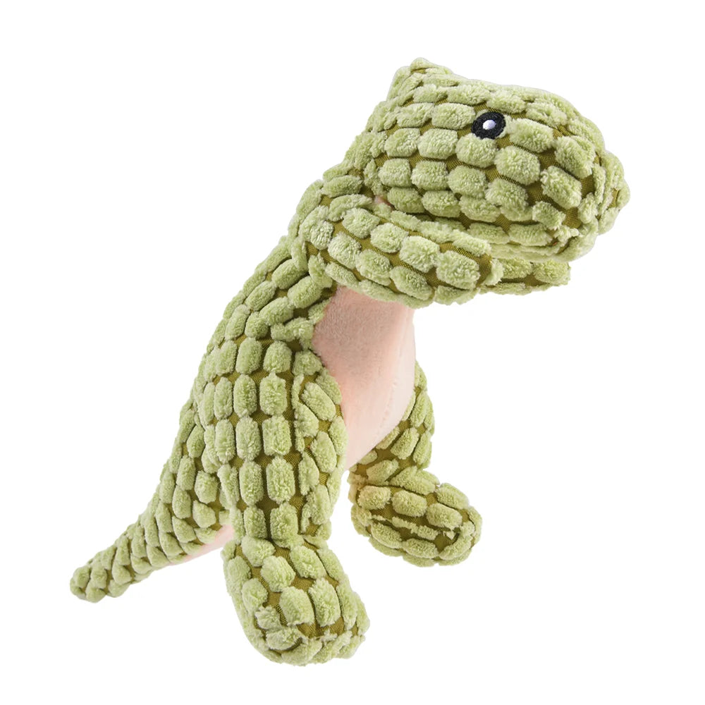 Interactive Plush Dinosaur Toys for Cats and Dogs - Chew Toys for  Pets with Soft Stuffing