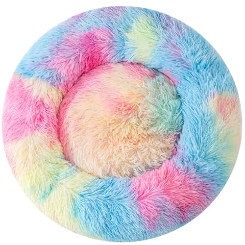Comfy Pet Donut Bed for Small Dogs and Cats