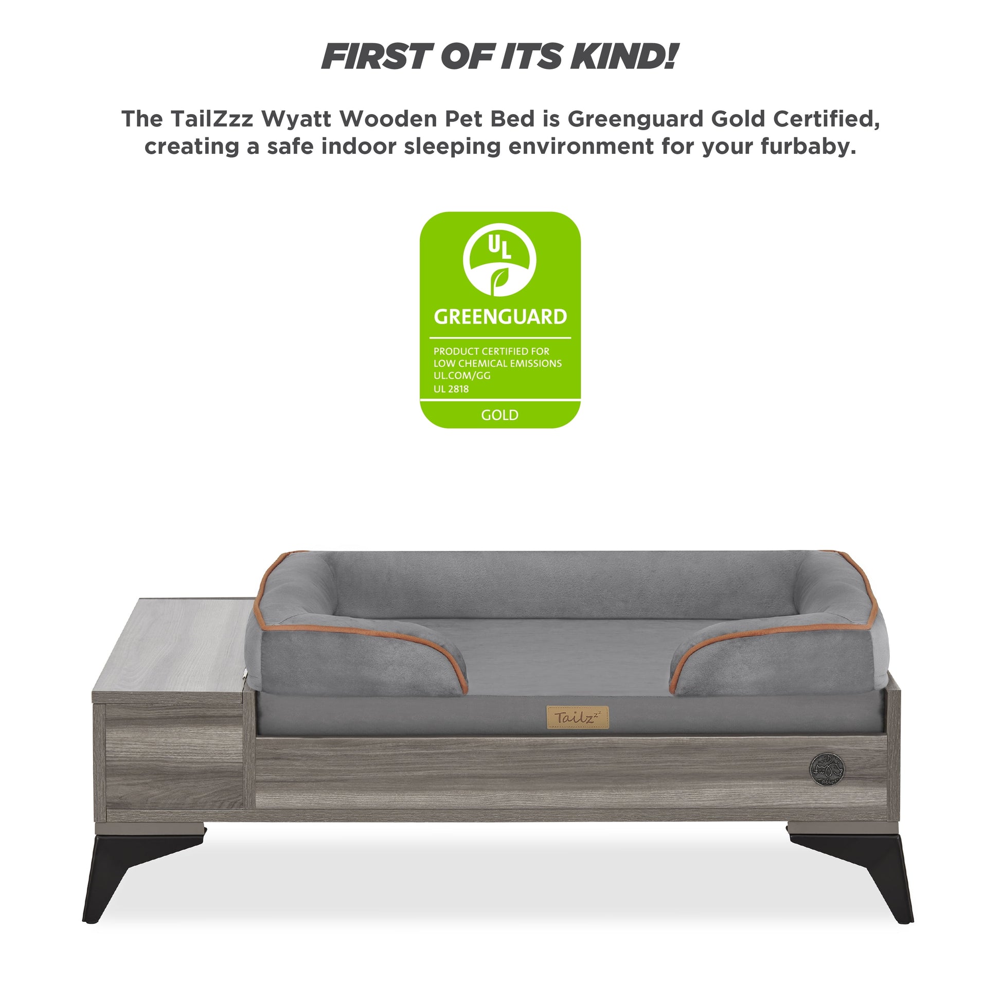 Premium Wyatt Wooden Pet Bed 