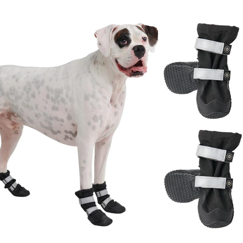 Spark Paws Water-Resistant Dog Boots for Medium Large Dogs