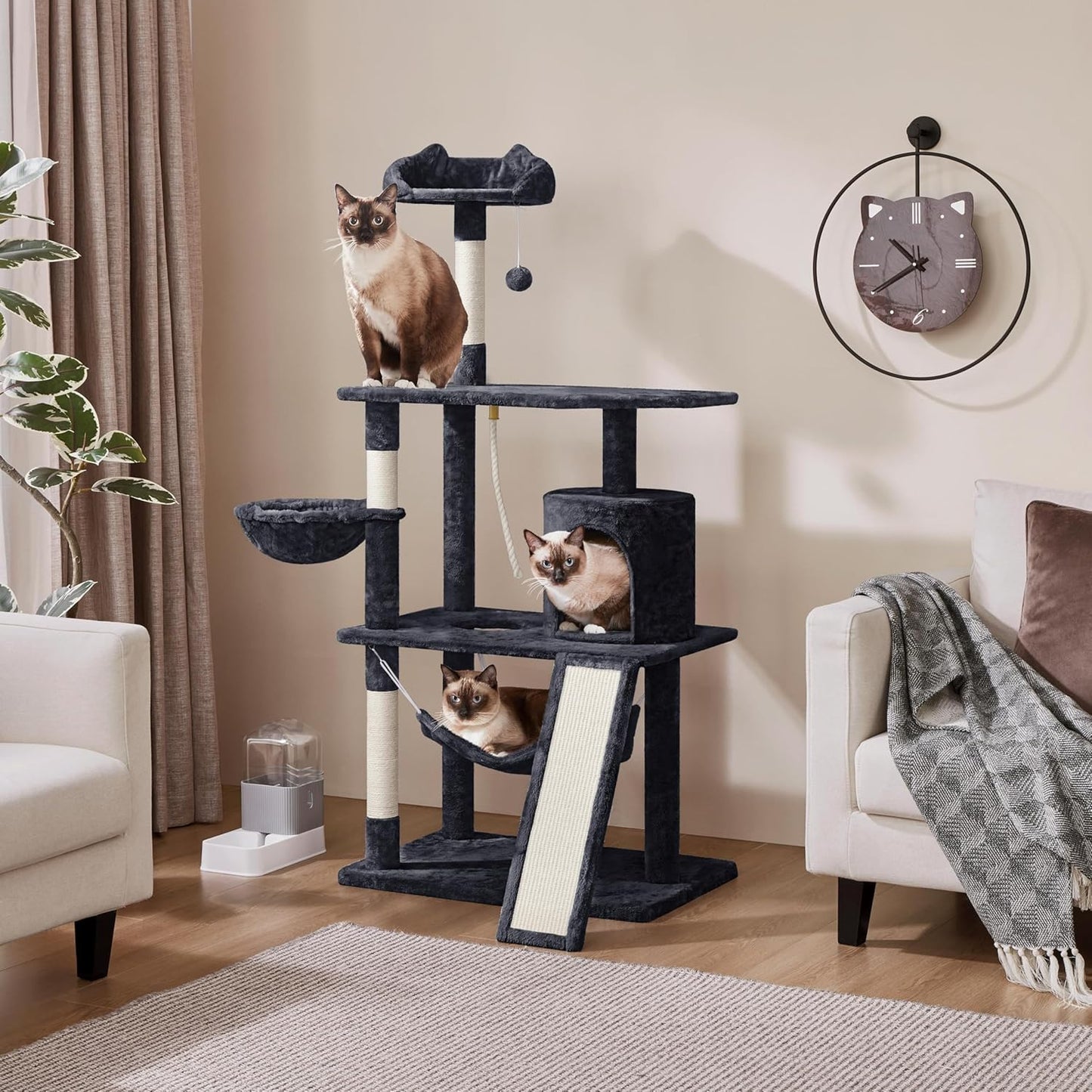 Multi-Level Cat Tree Tower (63.5”)