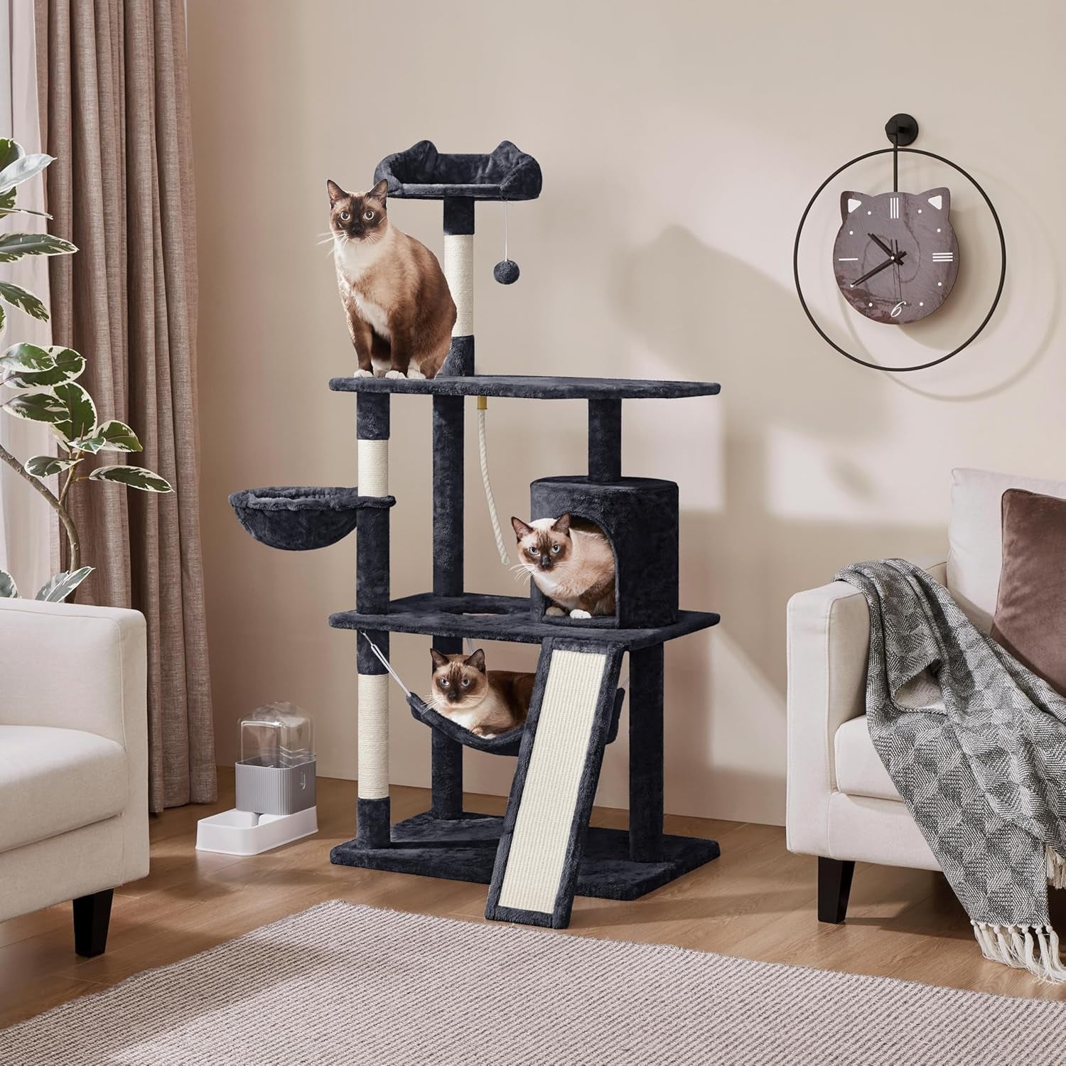 Multi-Level Cat Tree Tower (63.5”)
