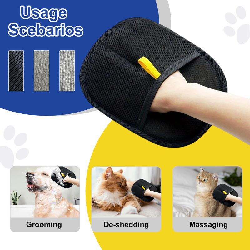Reusable Electrostatic Pet Hair Removal Gloves 