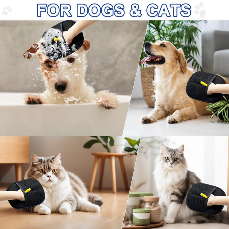 Reusable Electrostatic Pet Hair Removal Gloves 